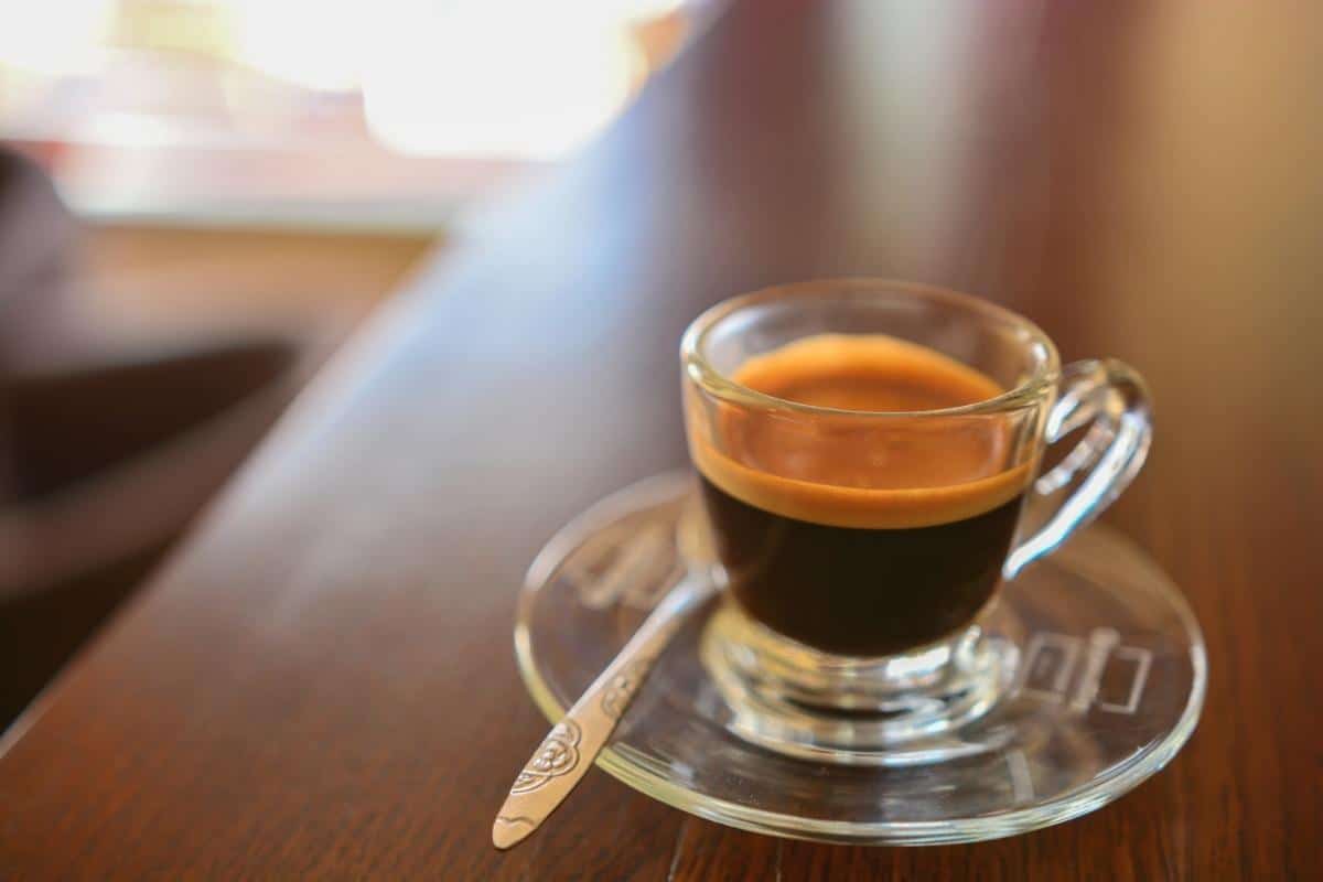 cup of Breville espresso