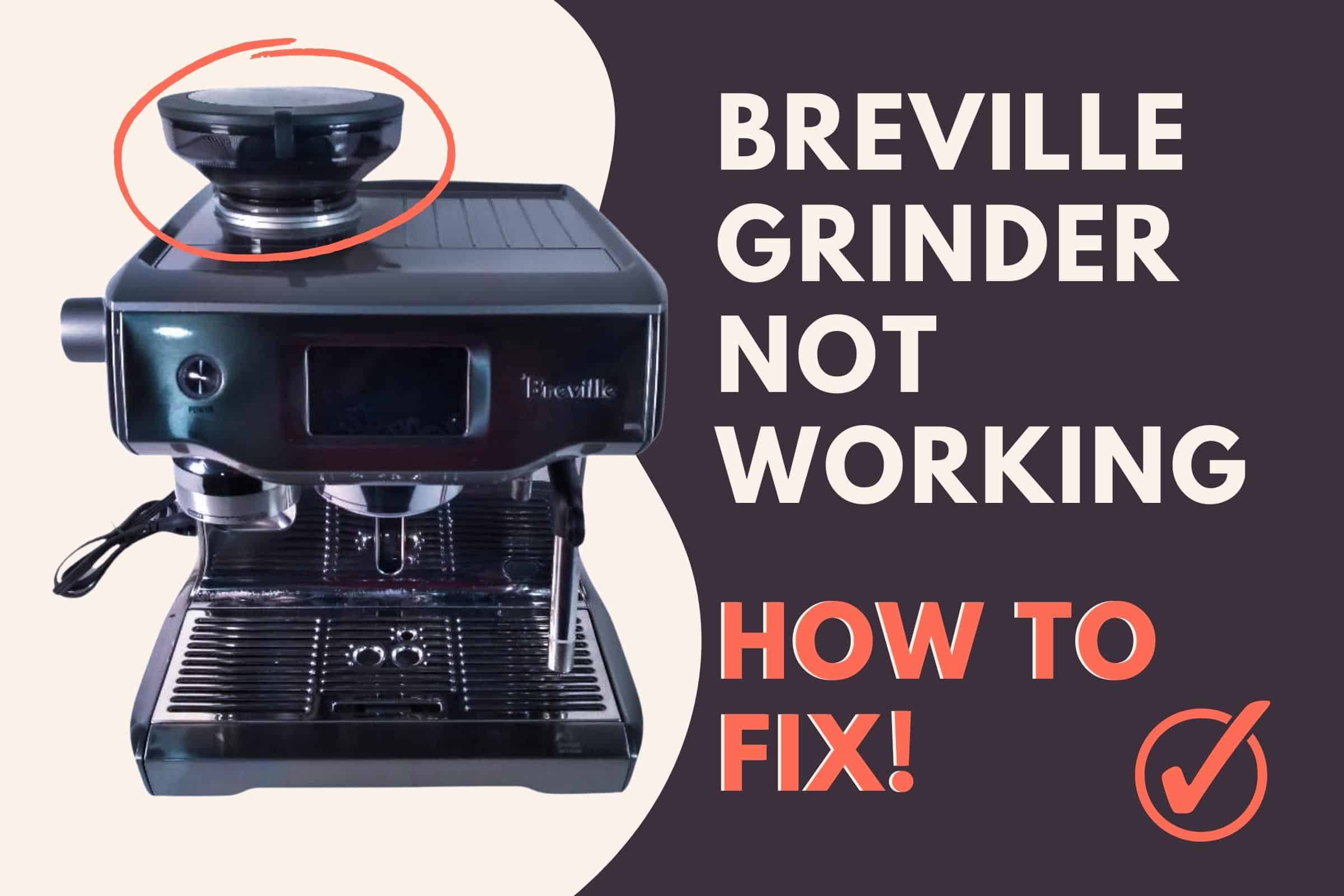 Breville Grinder Not Working 3 