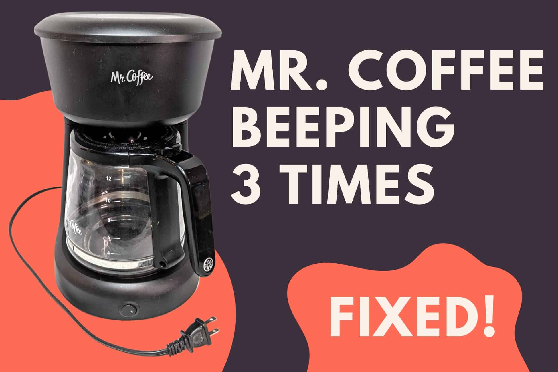 Mr. Coffee Beeps 3 Times And Won't Brew (Troubleshooting!) Jontic