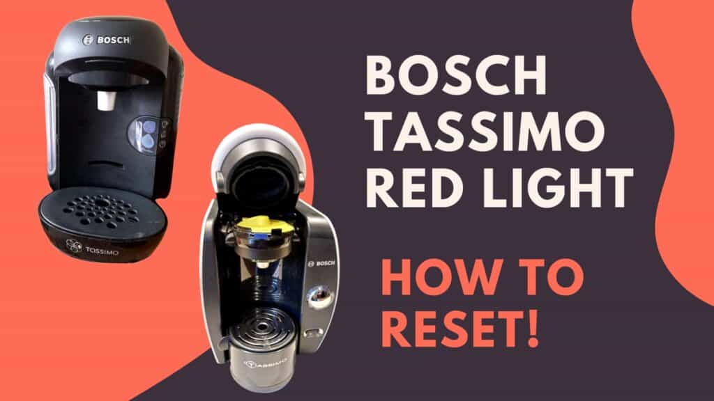 Bosch Tassimo Red Light (How To Reset It!) Jontic