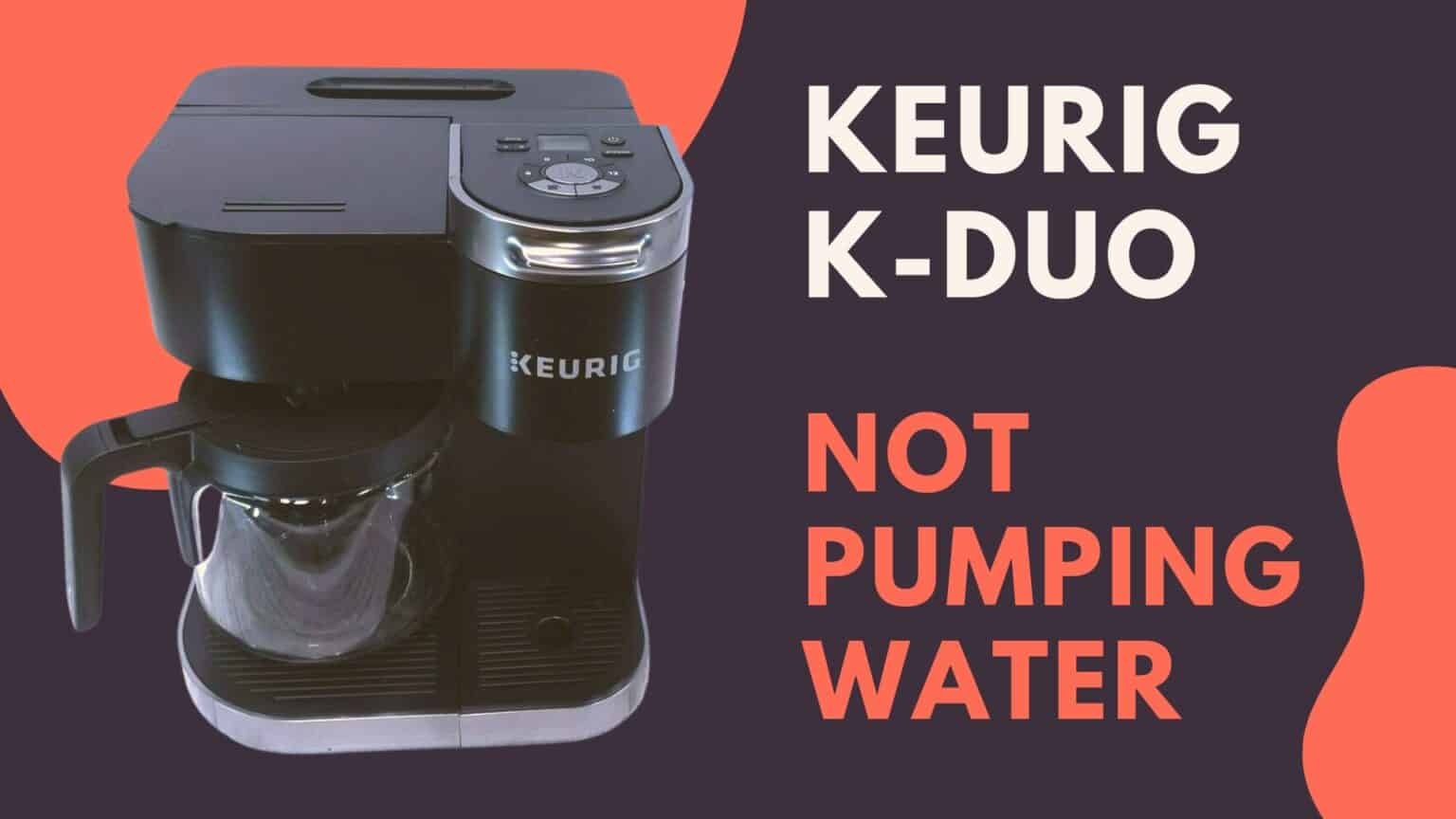 Keurig KDuo Not Pumping Water (Simple Fix!) Jontic