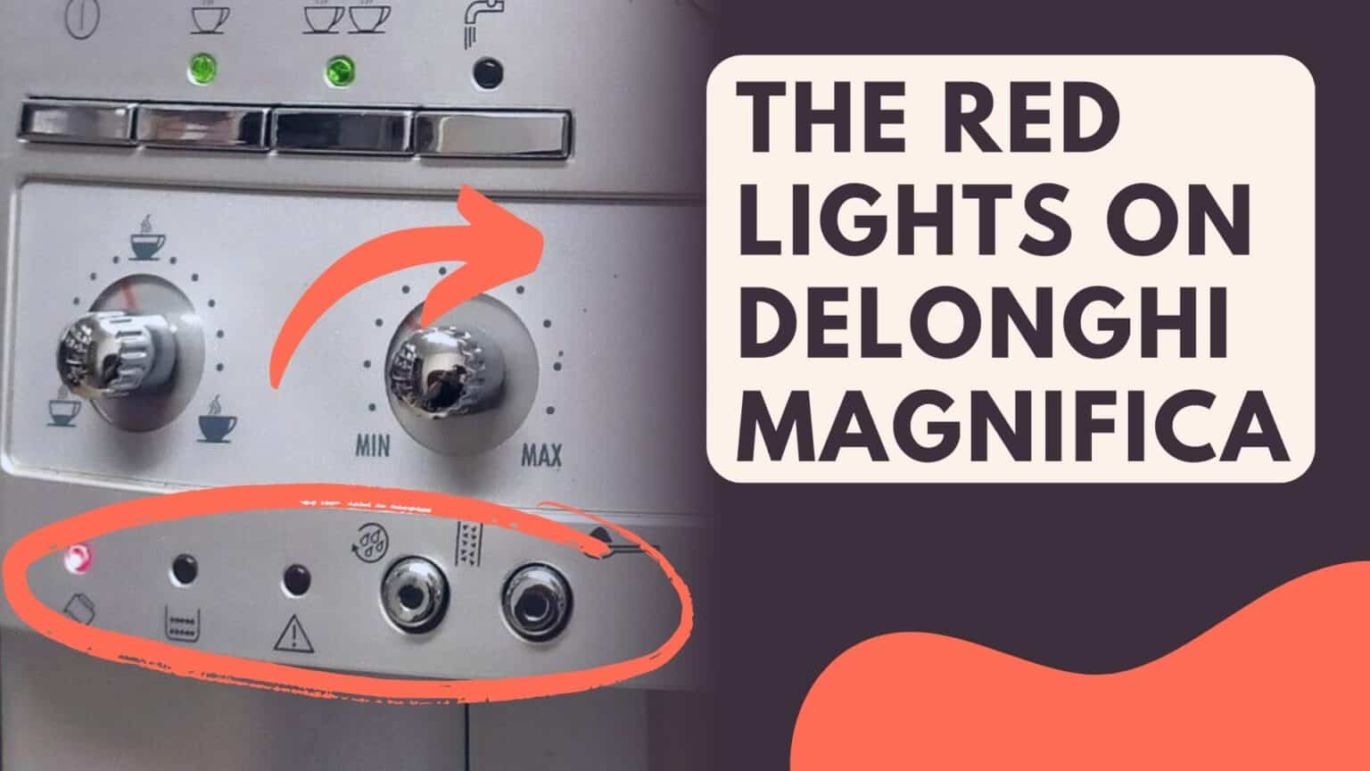 Delonghi Magnifica Red Light Flashing (Solved!) Jontic