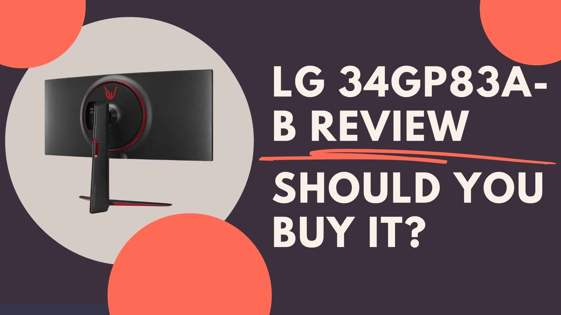 LG 34GP83A-B Review